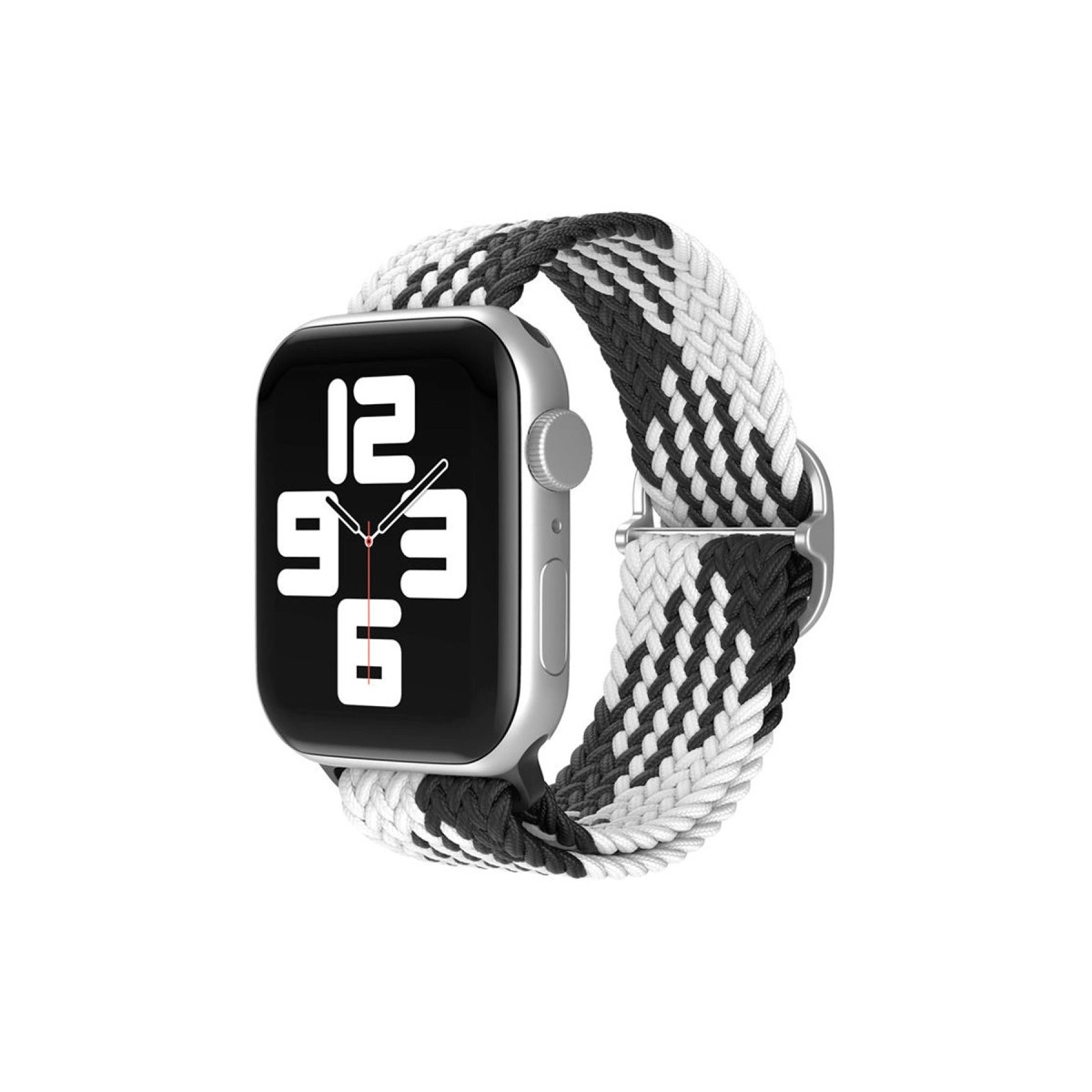Watch 20mm  Kordon - Siyah-beyaz