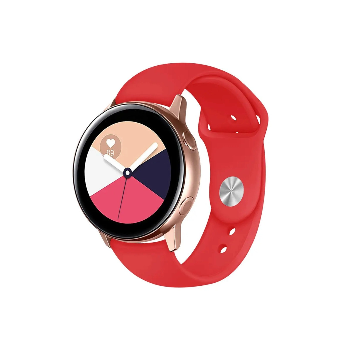 Watch 22mm Klasik Kordon - Kırmızı