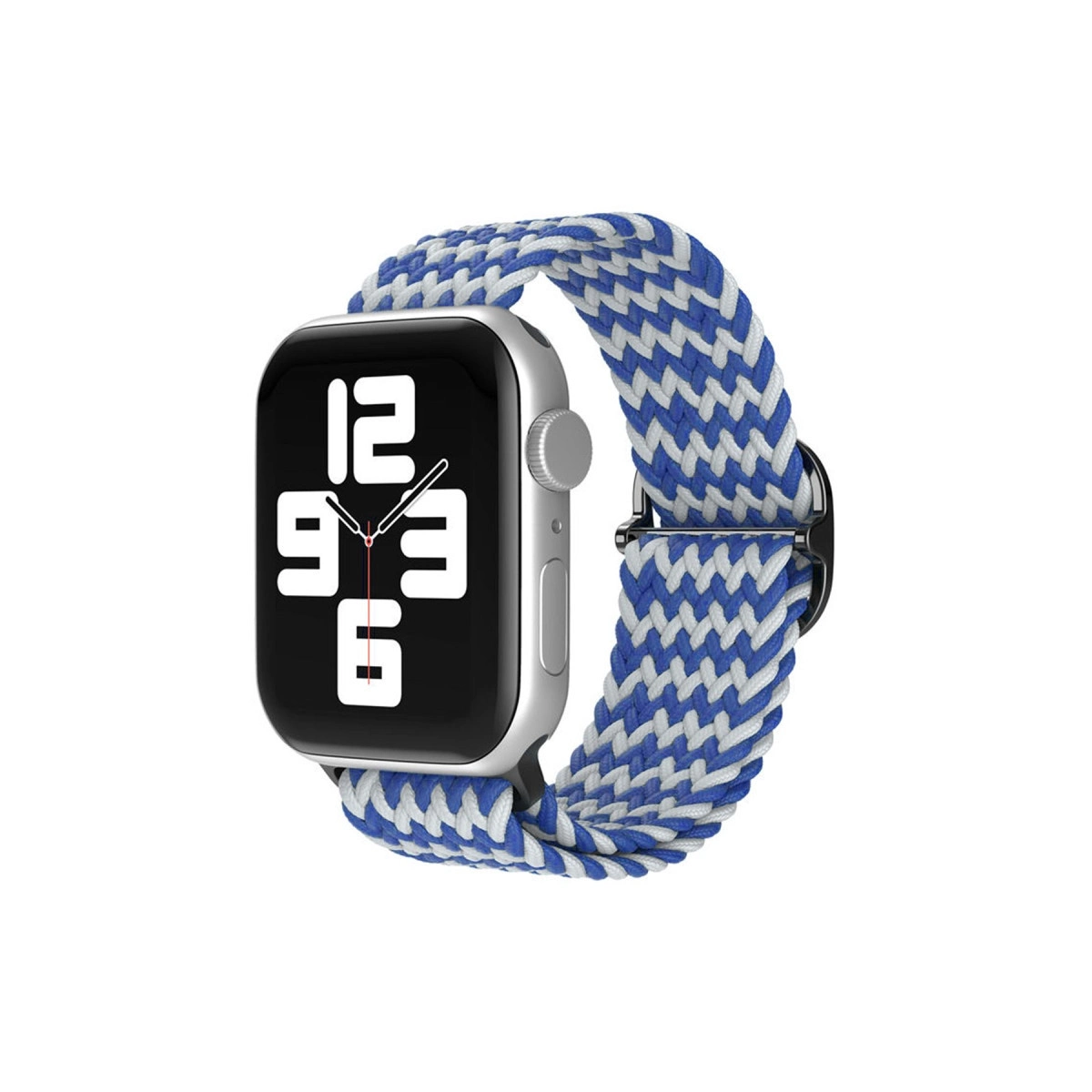 Watch 38mm  Kordon - Zigzag Beyaz-mavi