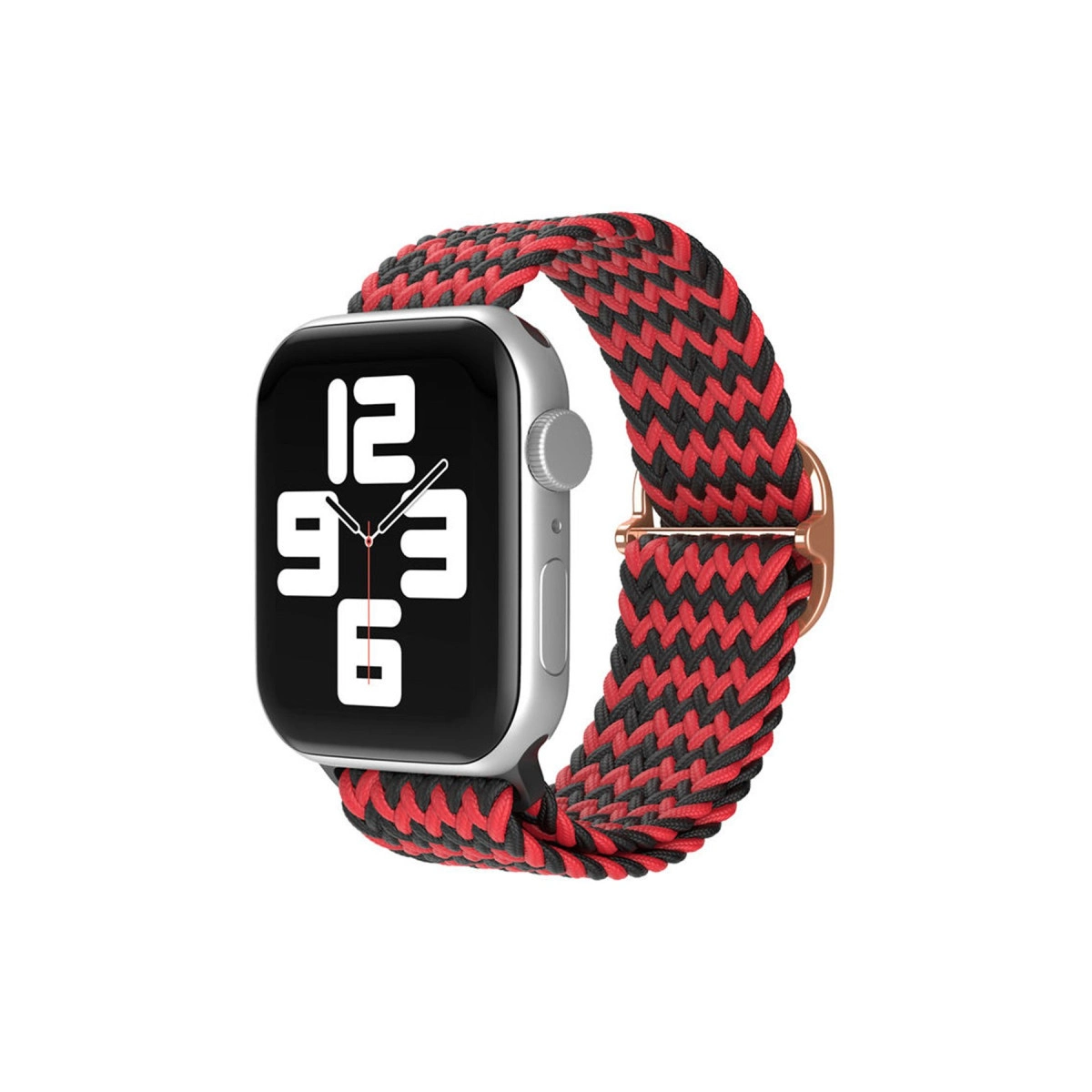 Watch 38mm  Kordon - Zigzag Kırmızı-siyah
