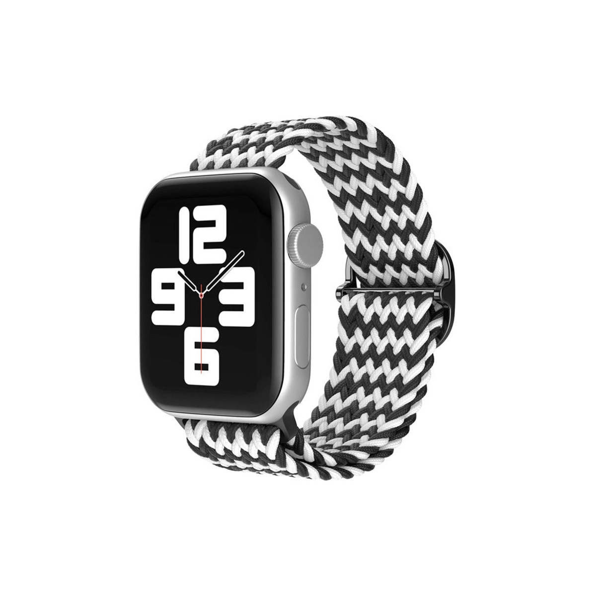 Watch 38mm  Kordon - Zigzag Siyah-beyaz