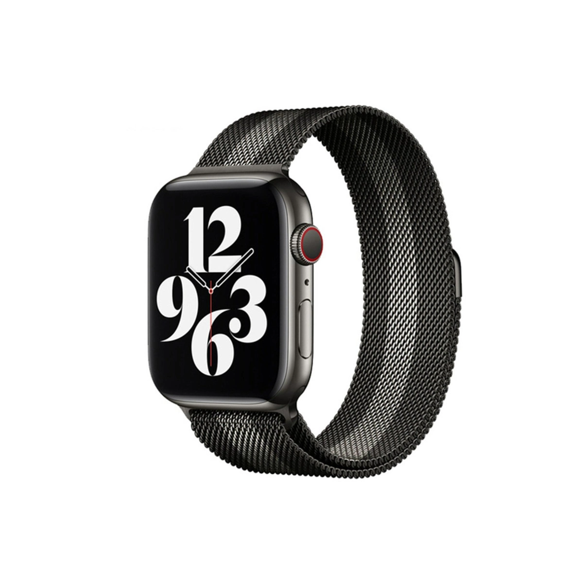 Watch 38mm Metal Mıknatıslı Kordon - Siyah-beyaz