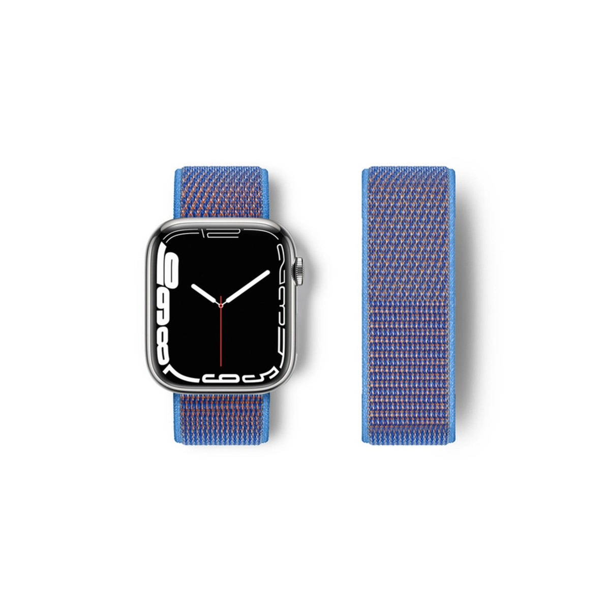 Watch 42mm Hasırlı Cırtcırtlı Kordon - Mor