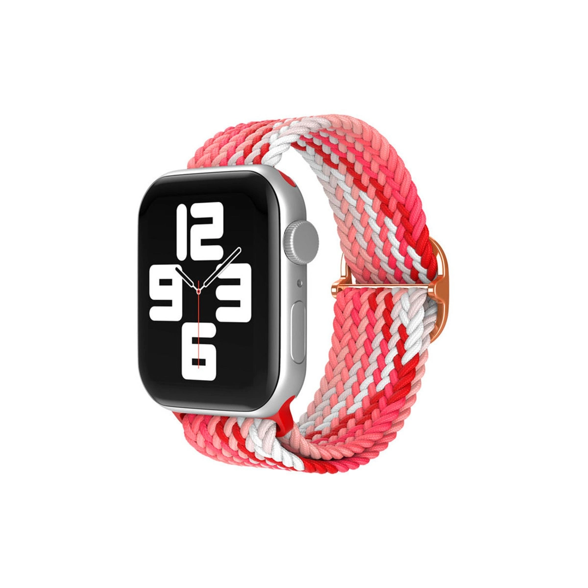 Watch 42mm  Kordon - Pembe-kırmızı