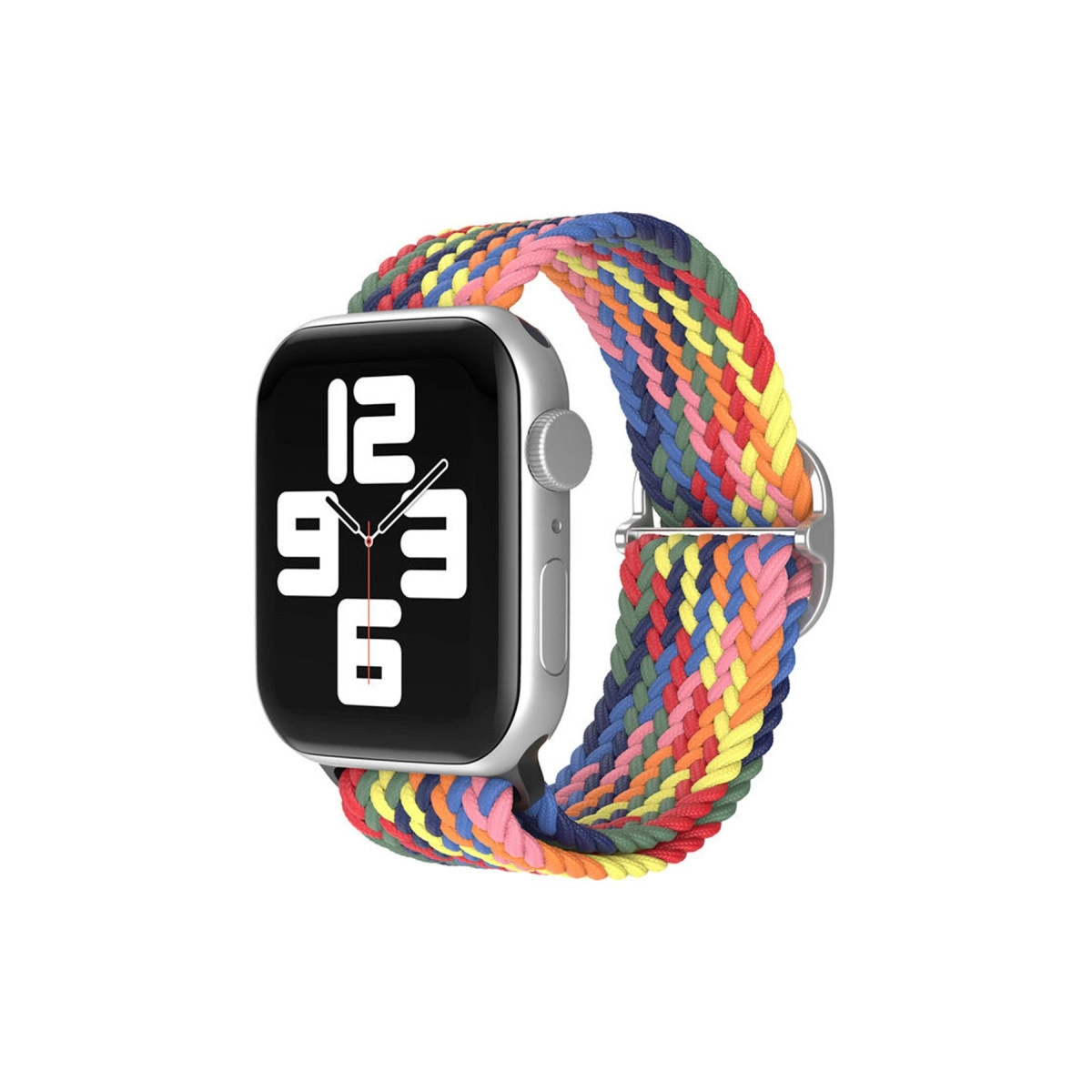 Watch 42mm  Kordon - Siyah-kırmızı-sarı