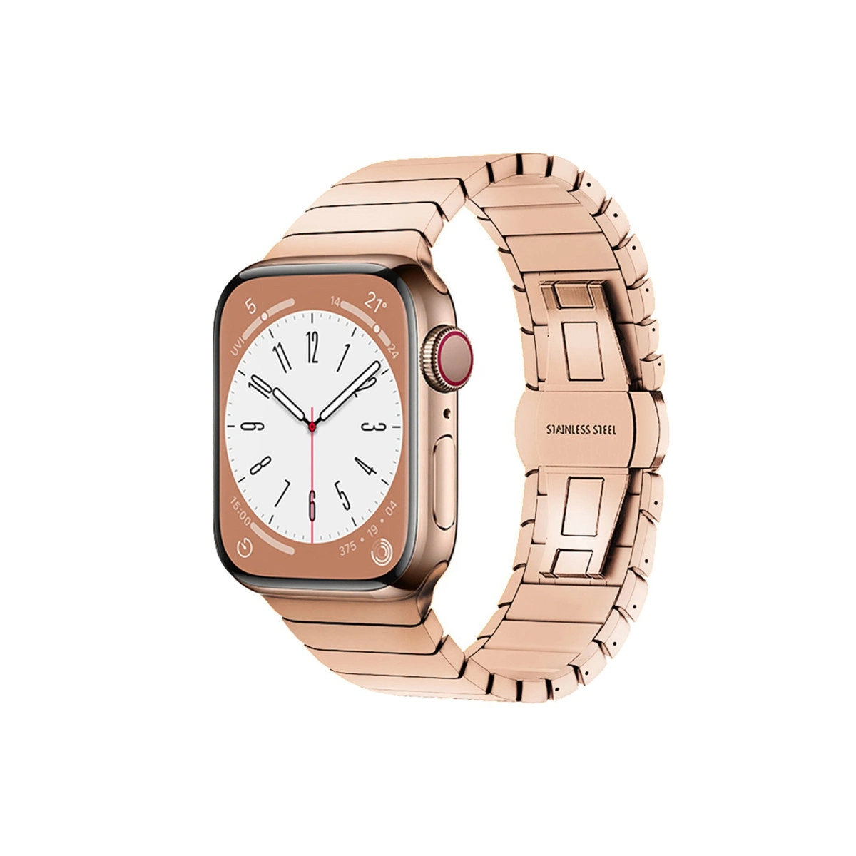 Watch 42mm Kr413 Fine Steel Kordon - Rose
