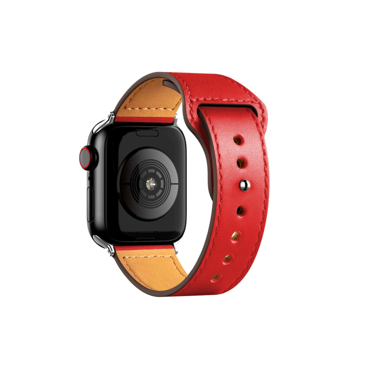 Watch 42mm Kr415 Luaz Deri Kordon - Kırmızı