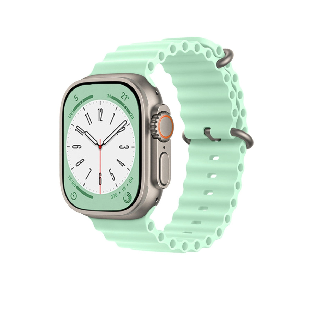 Watch 42mm Ocean Kordon - Açık Yeşil