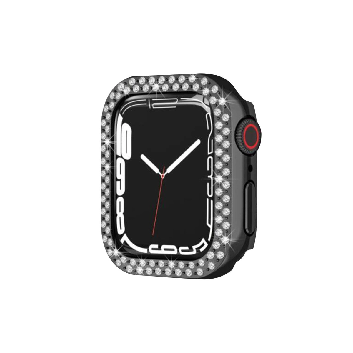 Watch 42mm Taşlı Kasa - Siyah