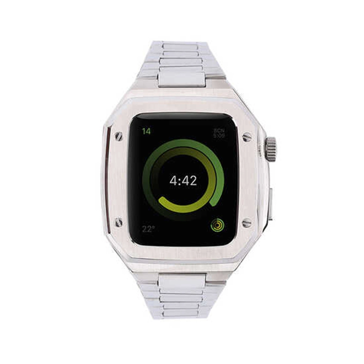 Watch 44mm Metal Petek Kasalı Kordon - Gümüş
