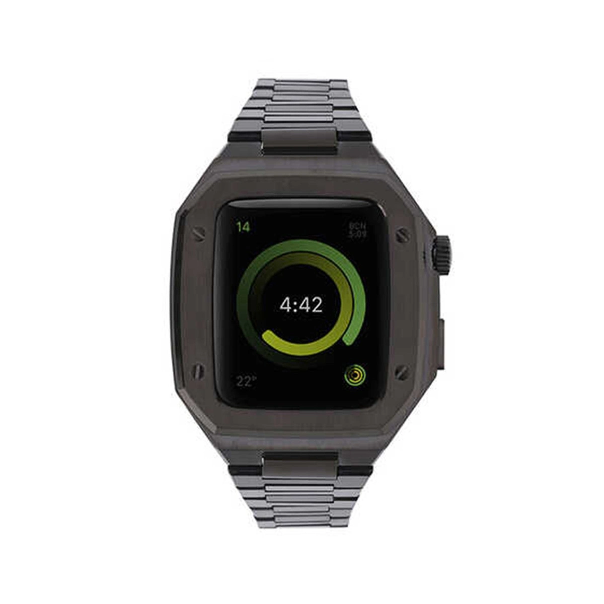 Watch 44mm Metal Petek Kasalı Kordon - Siyah