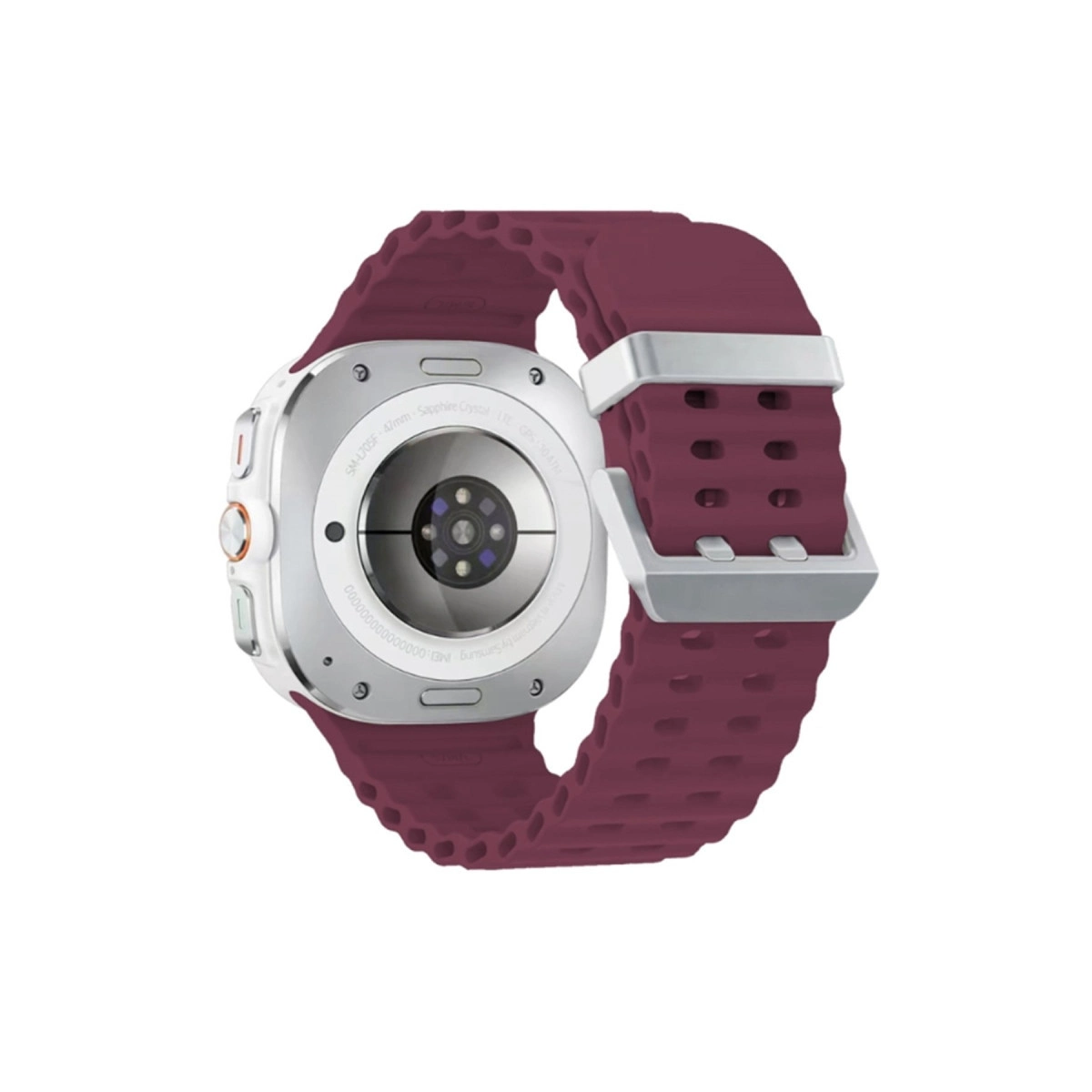 Watch 7 Ultra Kr417 Rug Silikon Kordon - Mor
