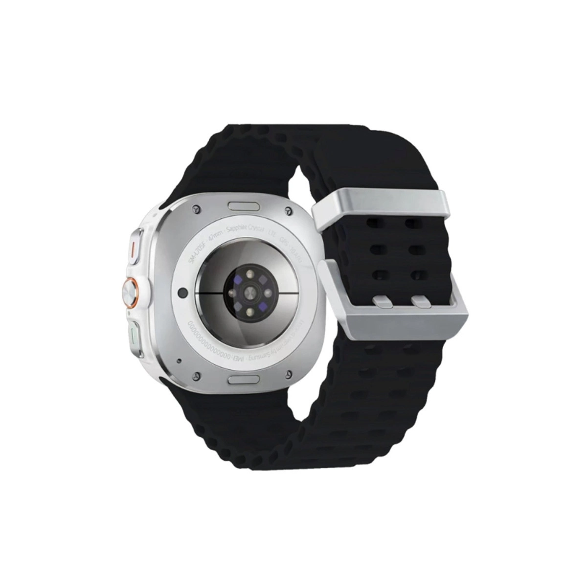 Watch 7 Ultra Kr417 Rug Silikon Kordon - Siyah