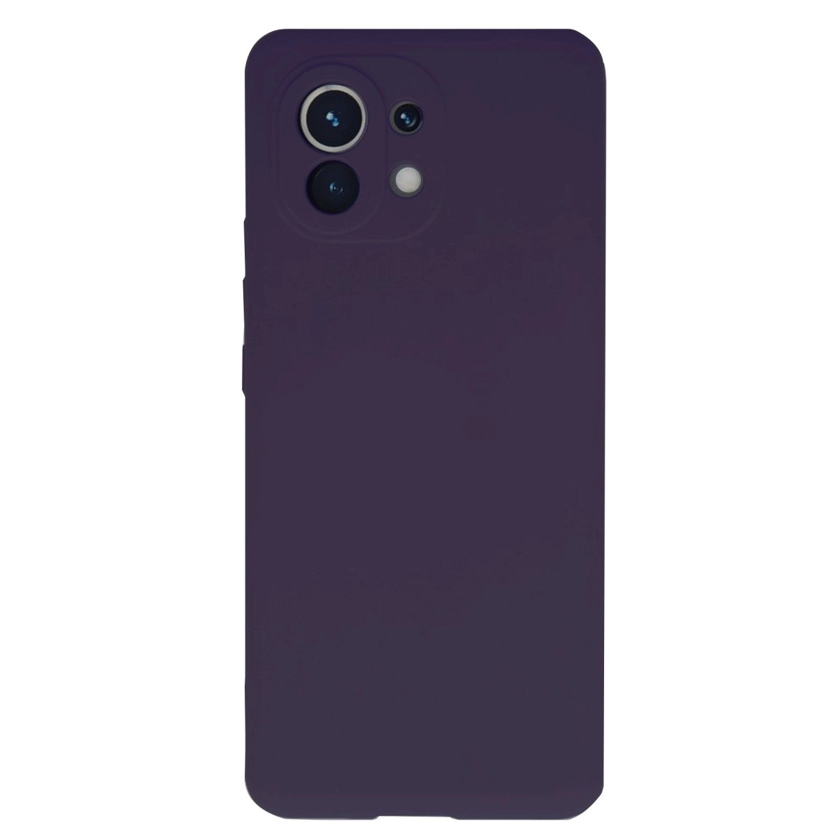 Xiaomi Mi 11 Kılıf Nano İçi Kadife Silikon - Mor