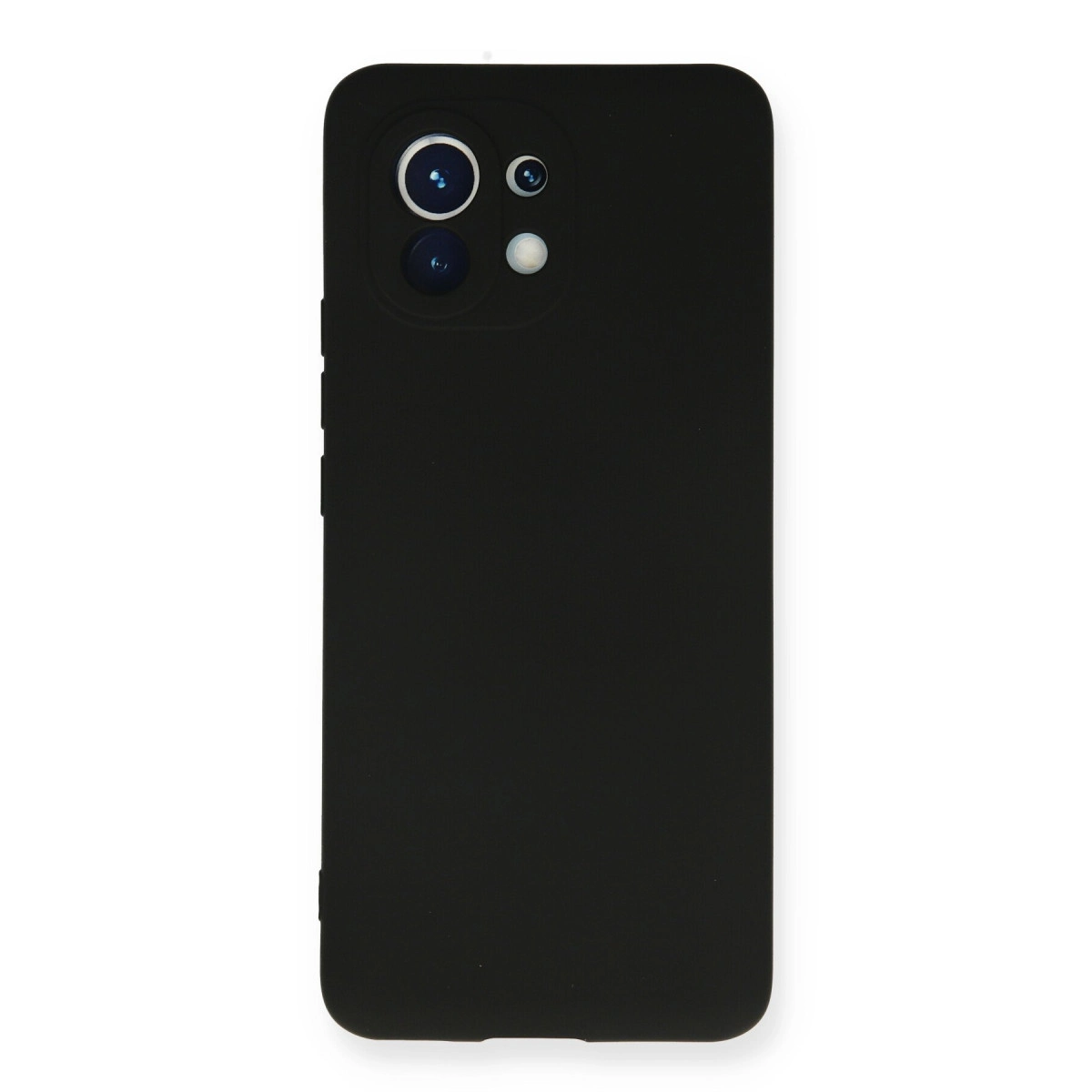 Xiaomi Mi 11 Kılıf Nano İçi Kadife Silikon - Siyah