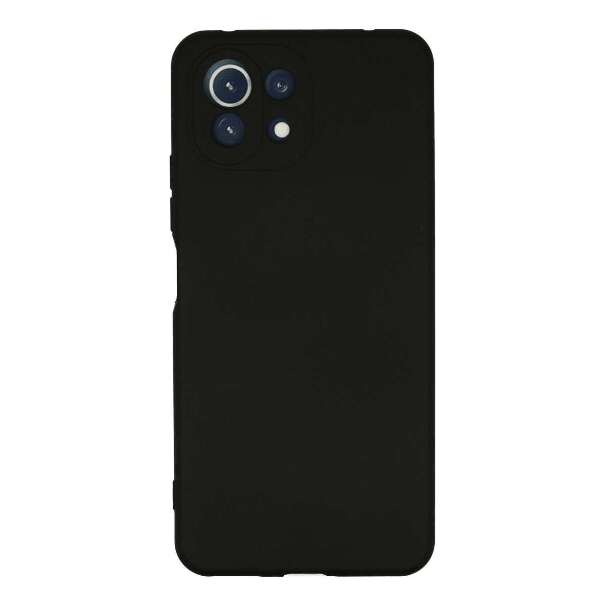 Xiaomi Mi 11 Lite Kılıf Nano İçi Kadife Silikon - Siyah