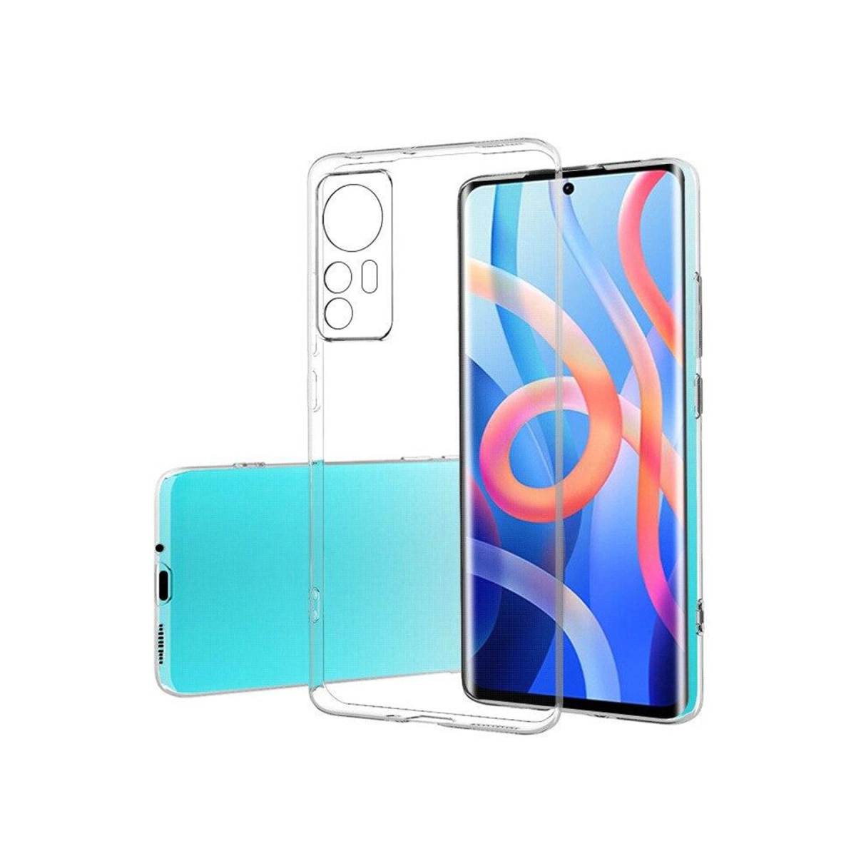 Xiaomi Mi 12 Kılıf Lüx Şeffaf Silikon