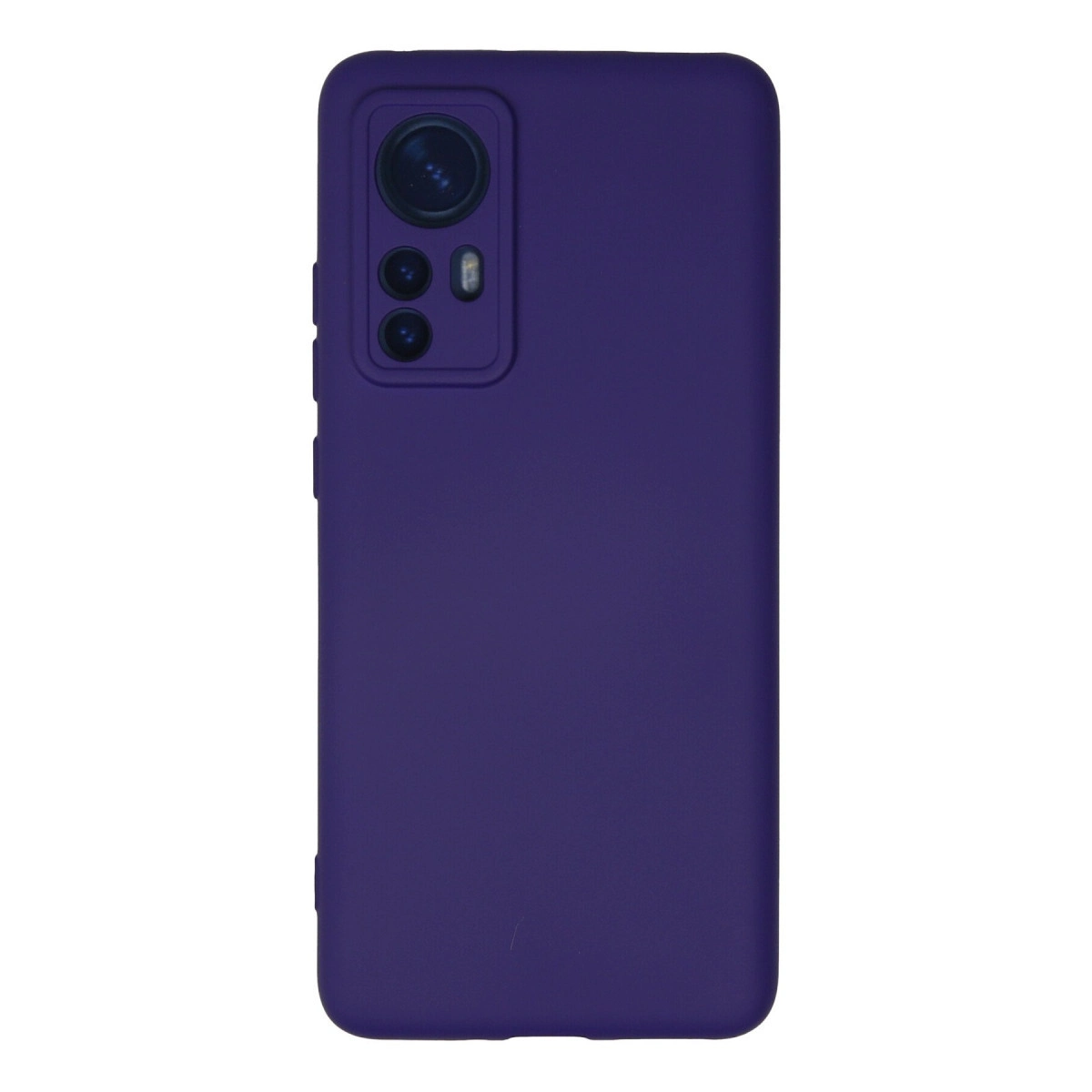 Xiaomi Mi 12 Kılıf Nano İçi Kadife Silikon - Mor
