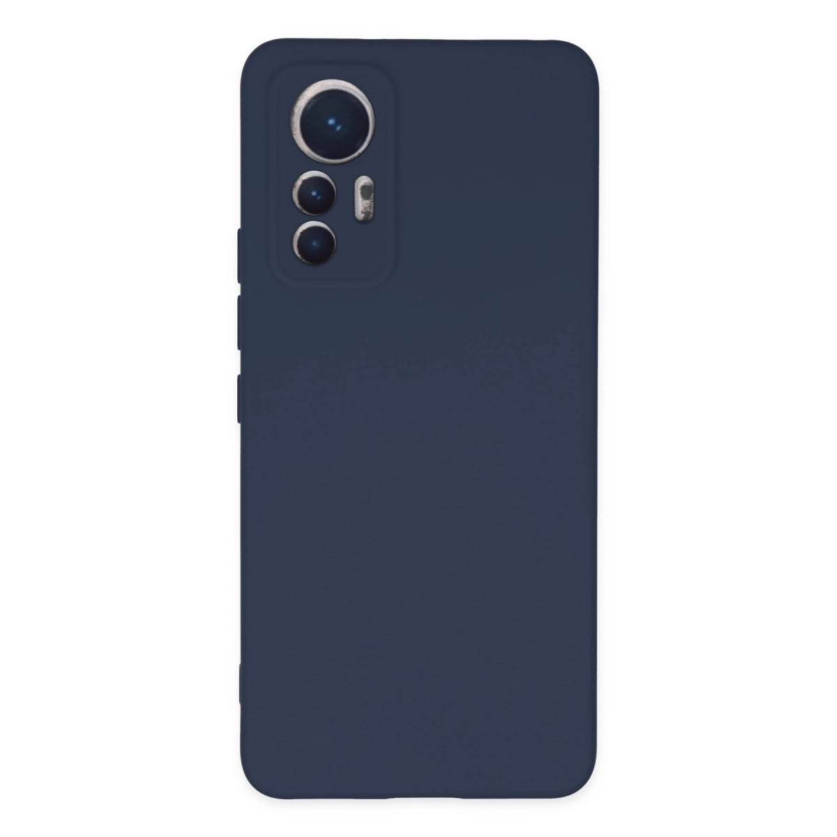 Xiaomi Mi 12 Lite Kılıf Nano İçi Kadife Silikon - Lacivert