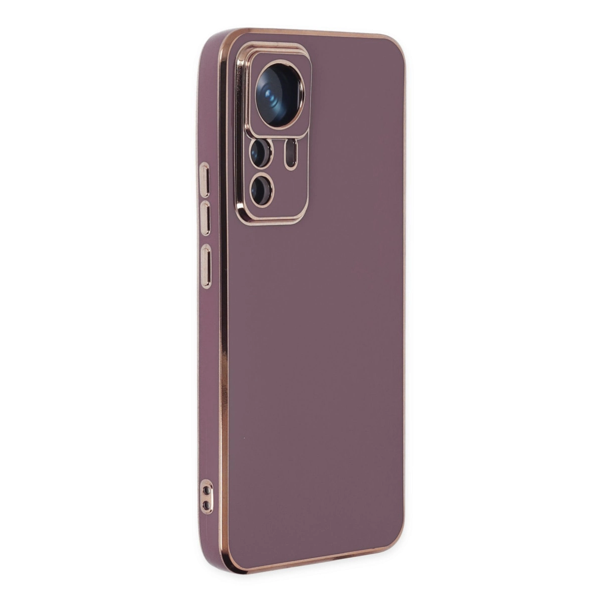 Xiaomi Mi 12t Pro Kılıf Volet Silikon - Mor