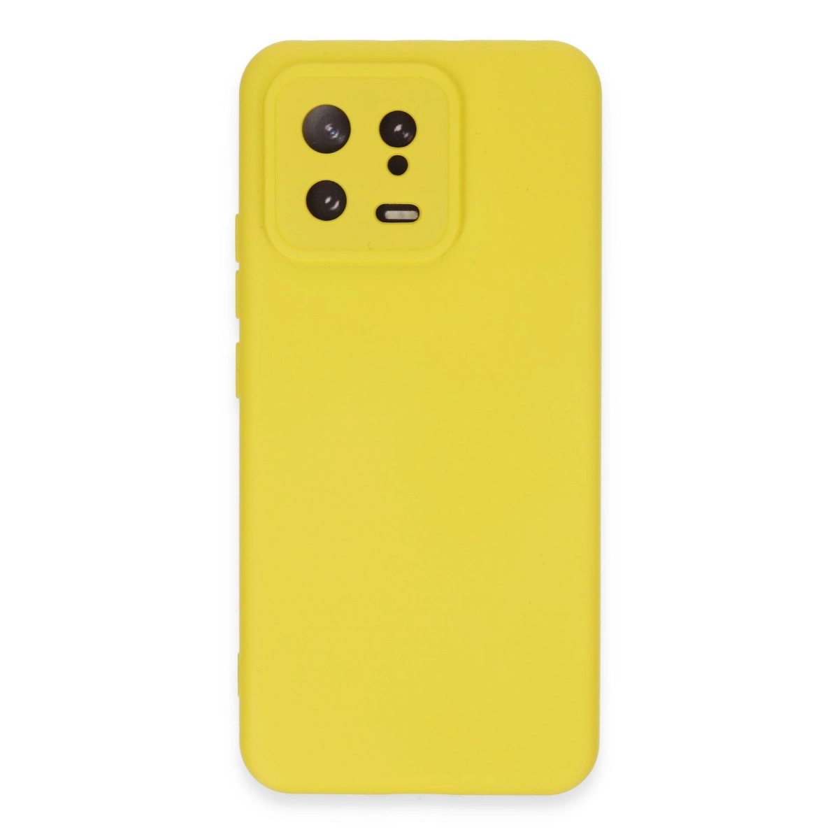 Xiaomi Mi 13 Kılıf Nano İçi Kadife Silikon - Sarı
