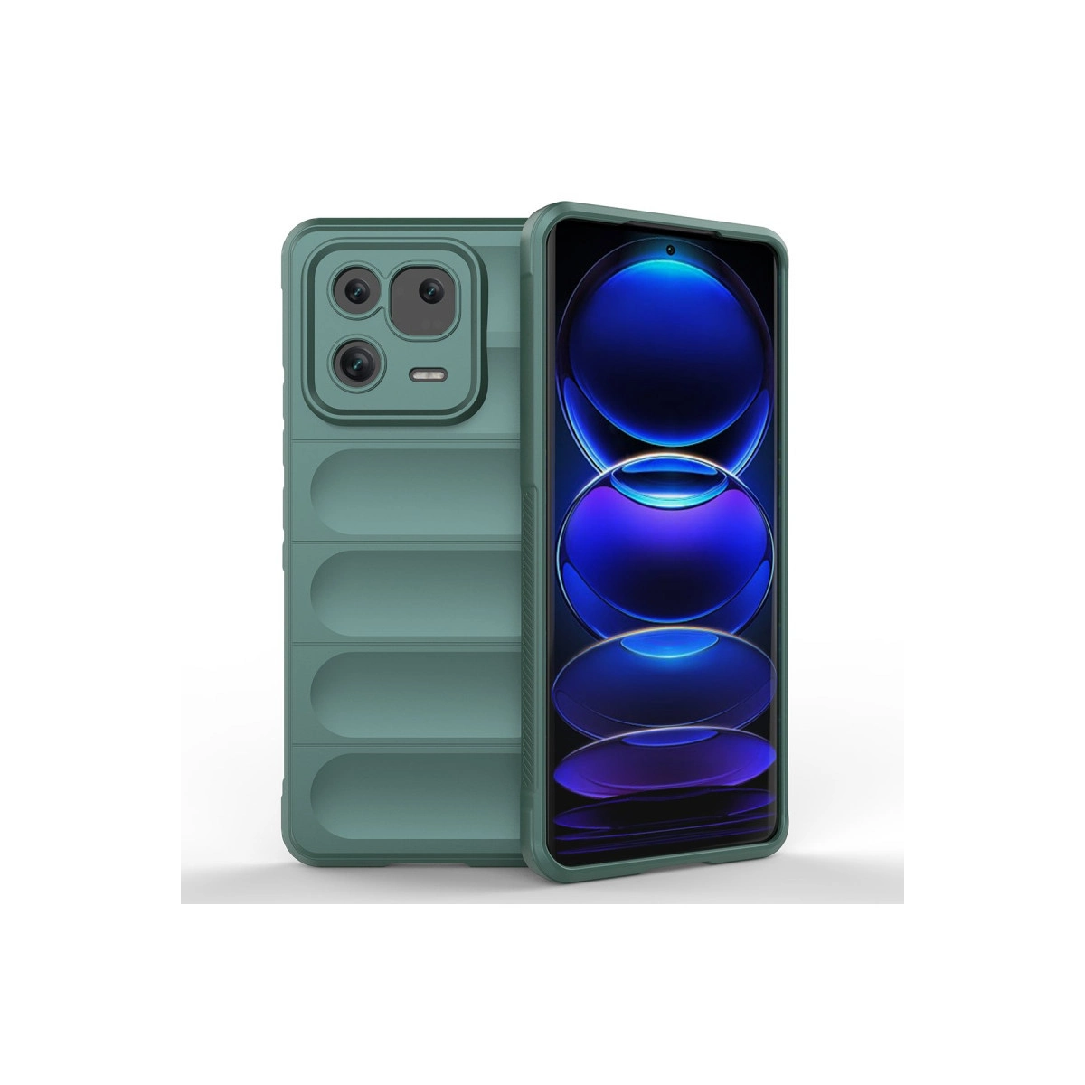 Xiaomi Mi 13 Pro Kılıf Optimum Silikon - Koyu Yeşil