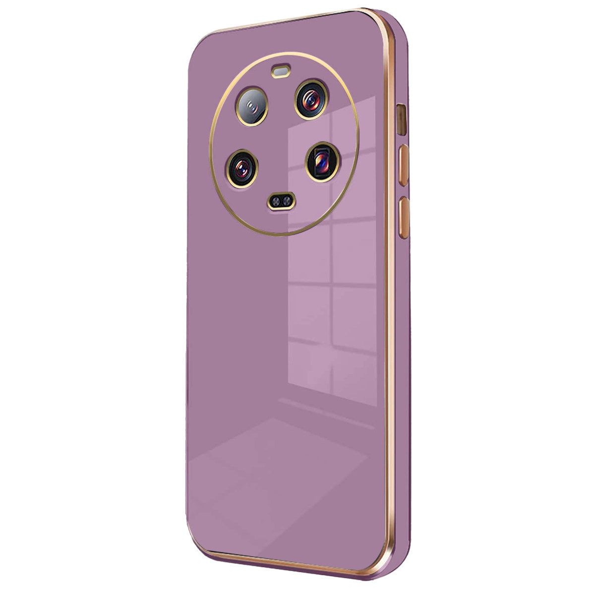 Xiaomi Mi 14 Ultra Kılıf Volet Silikon - Mor