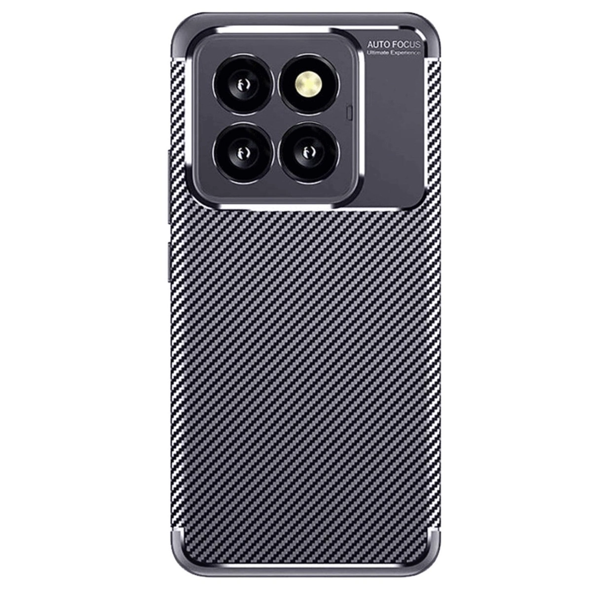 Xiaomi Mi 14t Pro Kılıf Auto Focus Karbon Kapak - Lacivert