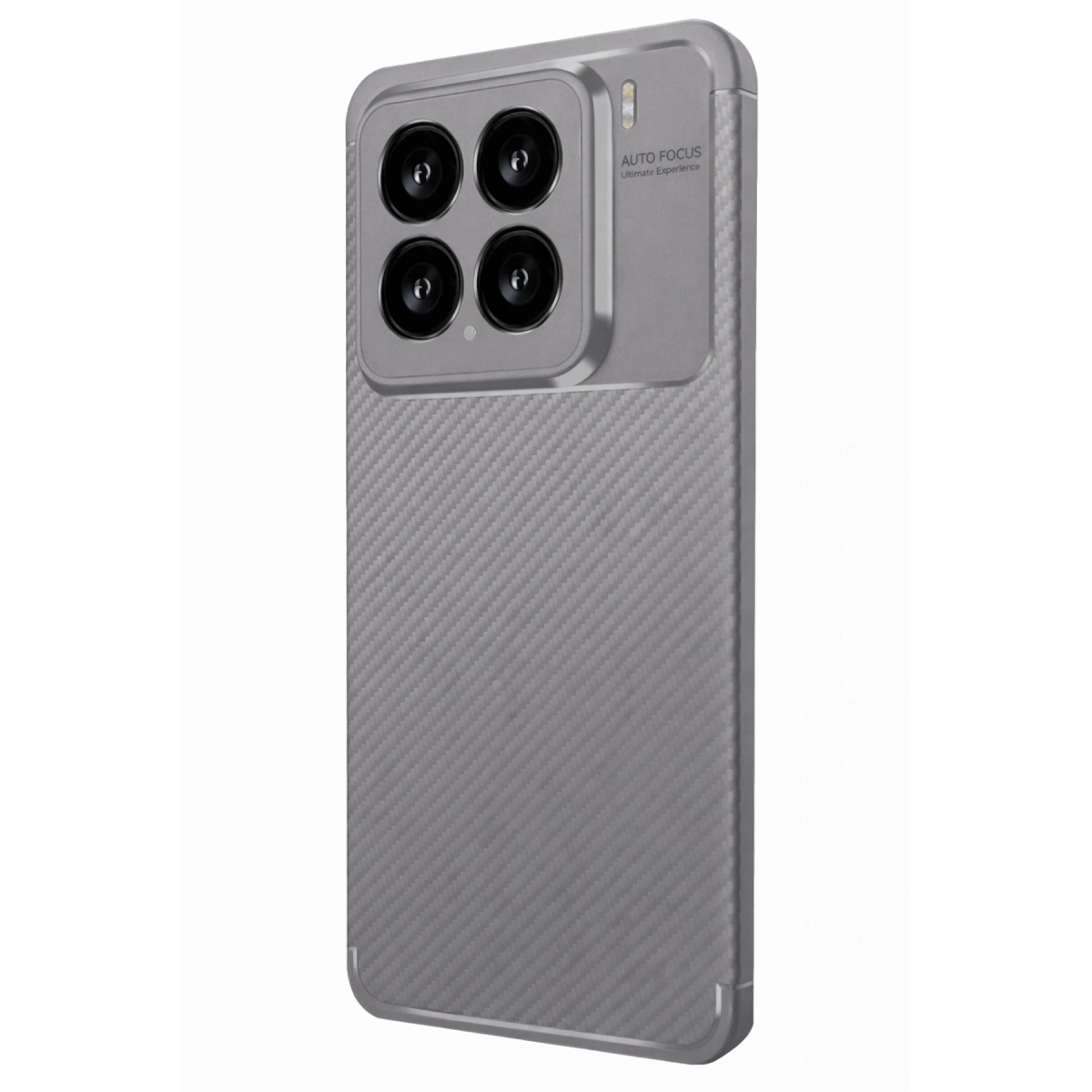 Xiaomi Mi 15 Kılıf Auto Focus Karbon Kapak - Gri