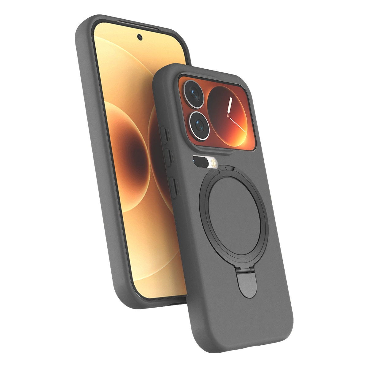 Xiaomi Mi 17 Pro Max Regal Magsafe Standlı Kapak - Titan Gri