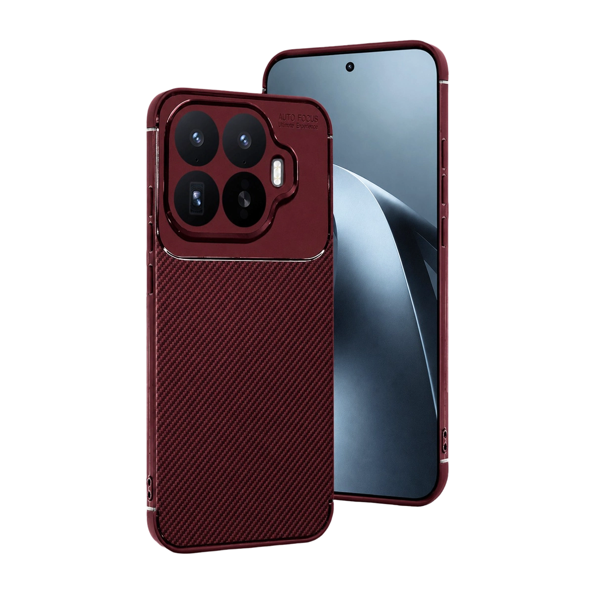Xiaomi Mi 17t Auto Focus Karbon Kapak - Bordo