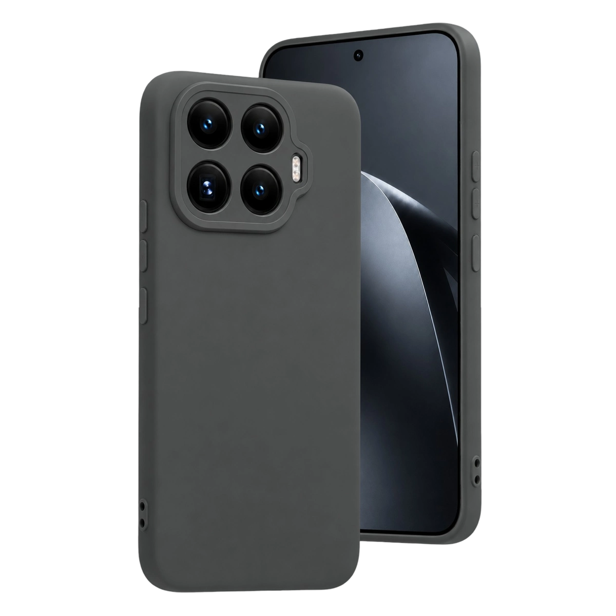 Xiaomi Mi 17t Nano İçi Kadife Silikon - Gri