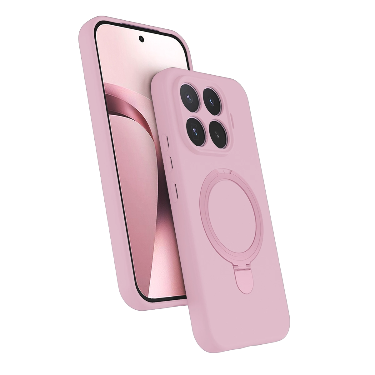Xiaomi Mi 17t Regal Magsafe Standlı Kapak - Açık Pembe