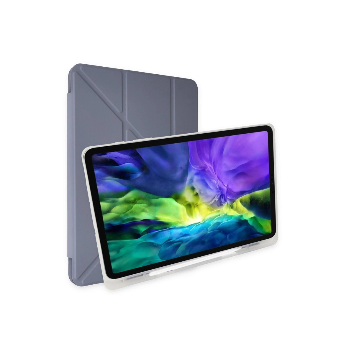 Xiaomi Mi Pad 5 11 Kılıf Kalemlikli Mars Tablet Kılıfı - Lavender
