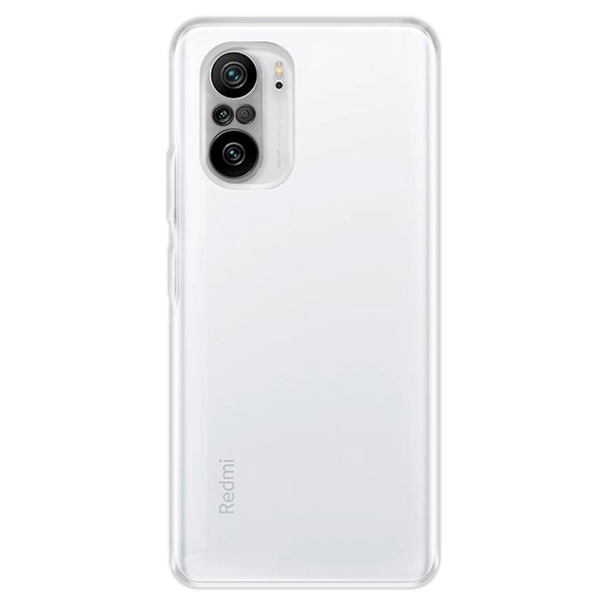 Xiaomi Poco F3 Kılıf Deluxe 2mm Şeffaf Silikon - Şeffaf