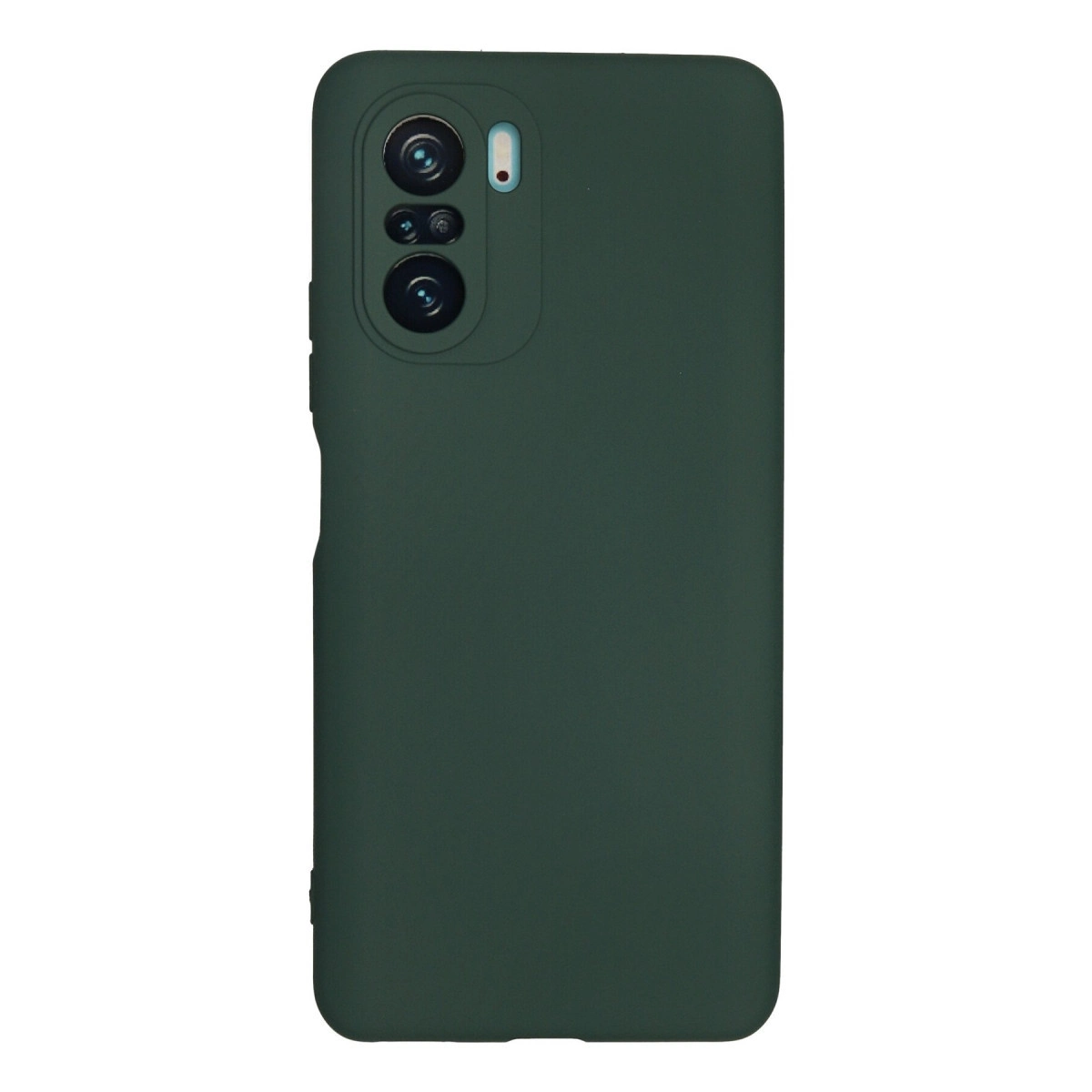 Xiaomi Poco F3 Kılıf Nano İçi Kadife Silikon - Koyu Yeşil