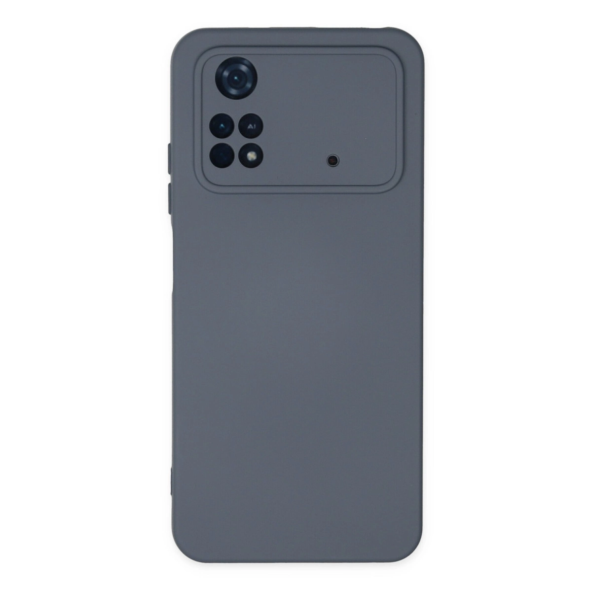 Xiaomi Poco M4 Pro 4g Kılıf Nano İçi Kadife Silikon - Gri