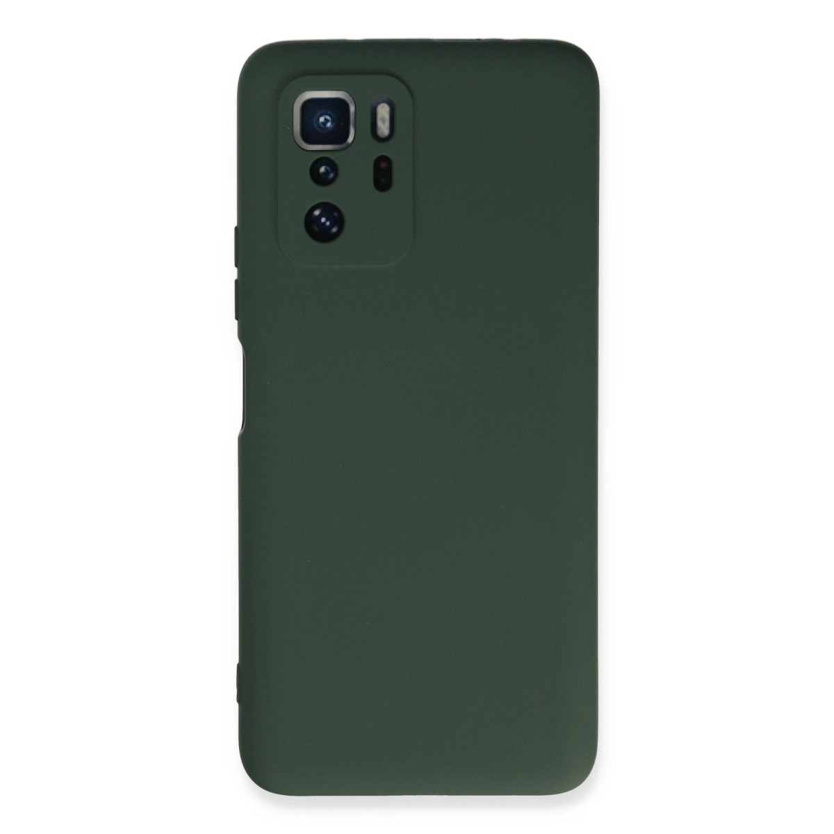 Xiaomi Poco X3 Gt Kılıf Nano İçi Kadife Silikon - Koyu Yeşil