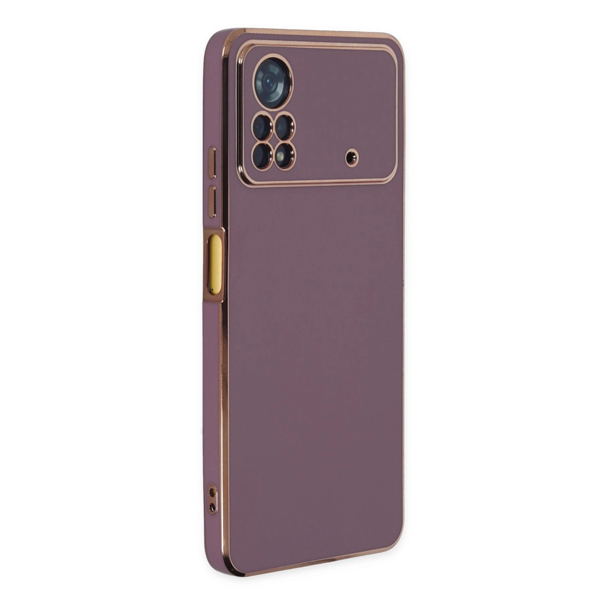 Xiaomi Poco X4 Pro 5g Kılıf Volet Silikon - Mor