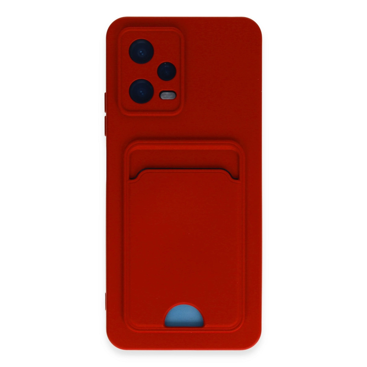 Xiaomi Poco X5 5g Kılıf Kelvin Kartvizitli Silikon - Kırmızı