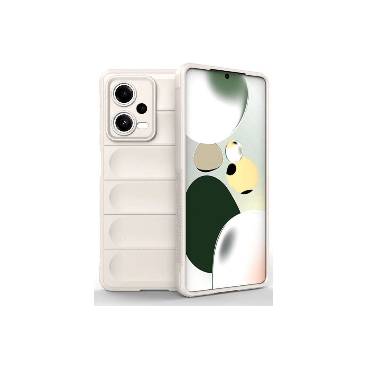 Xiaomi Poco X5 5g Kılıf Optimum Silikon - Krem