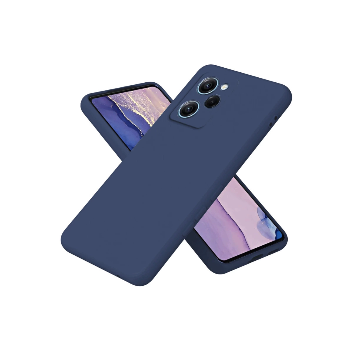 Xiaomi Poco X5 Pro 5g Nano İçi Kadife Silikon - Lacivert