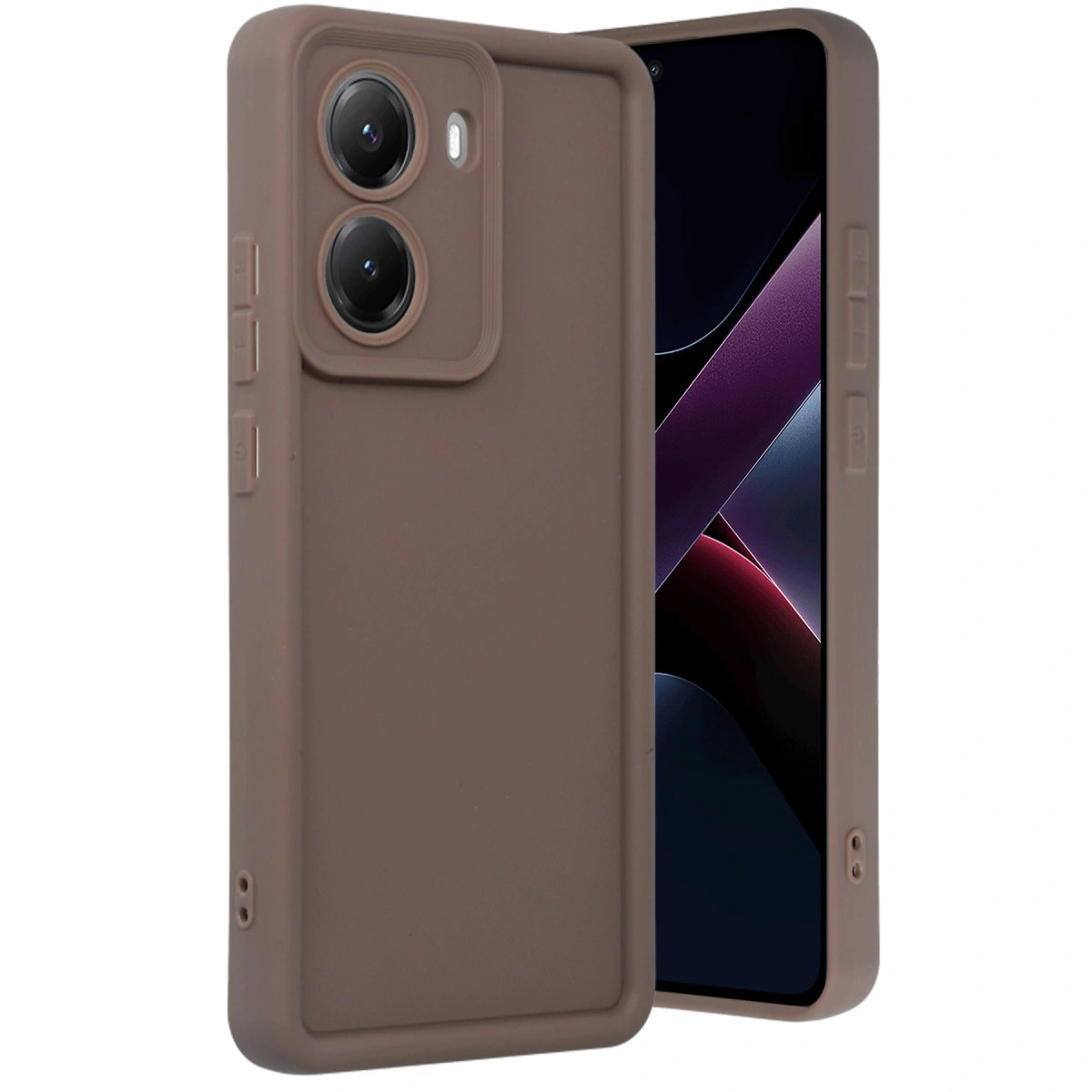 Xiaomi Poco X7 Pro Viera Silikon - Kahverengi