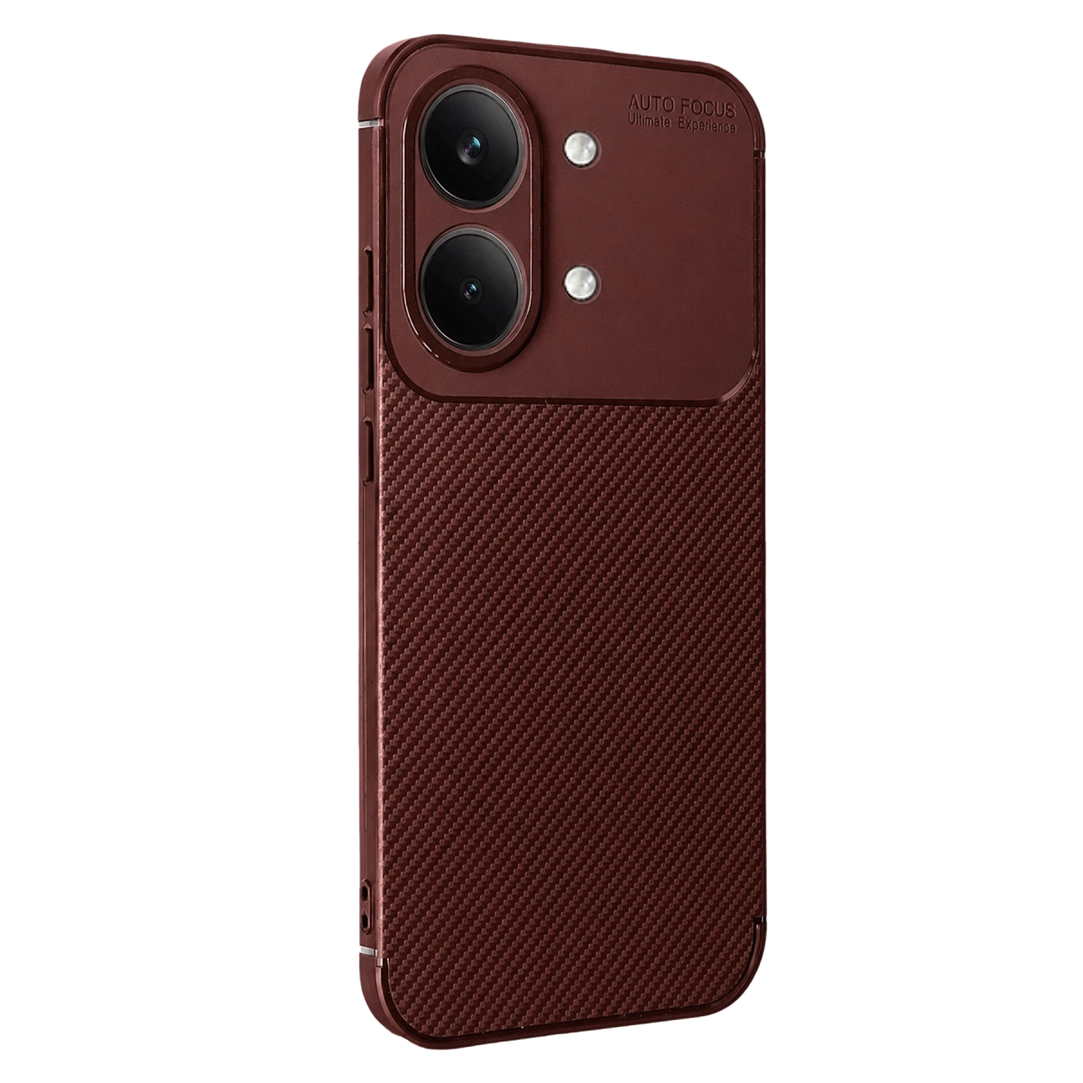 Xiaomi Poco X8 Pro Max Auto Focus Karbon Kapak - Bordo