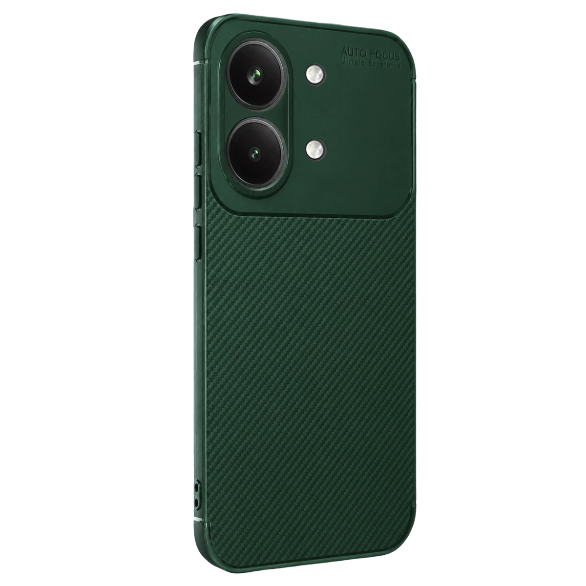 Xiaomi Poco X8 Pro Max Auto Focus Karbon Kapak - Koyu Yeşil