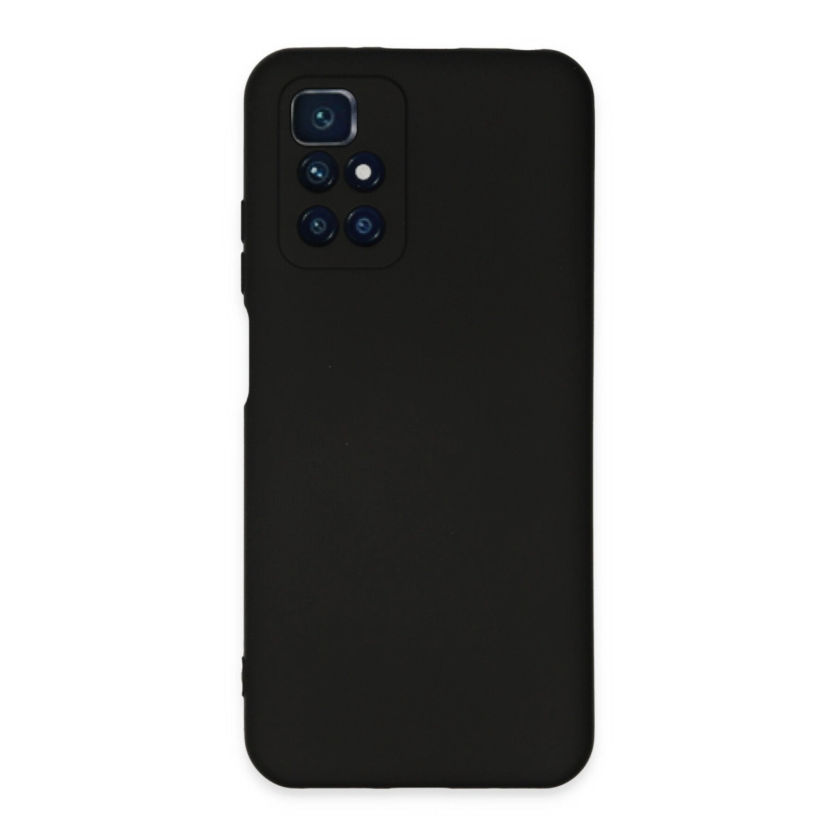 Xiaomi Redmi 10 2022 Kılıf Nano İçi Kadife Silikon - Siyah