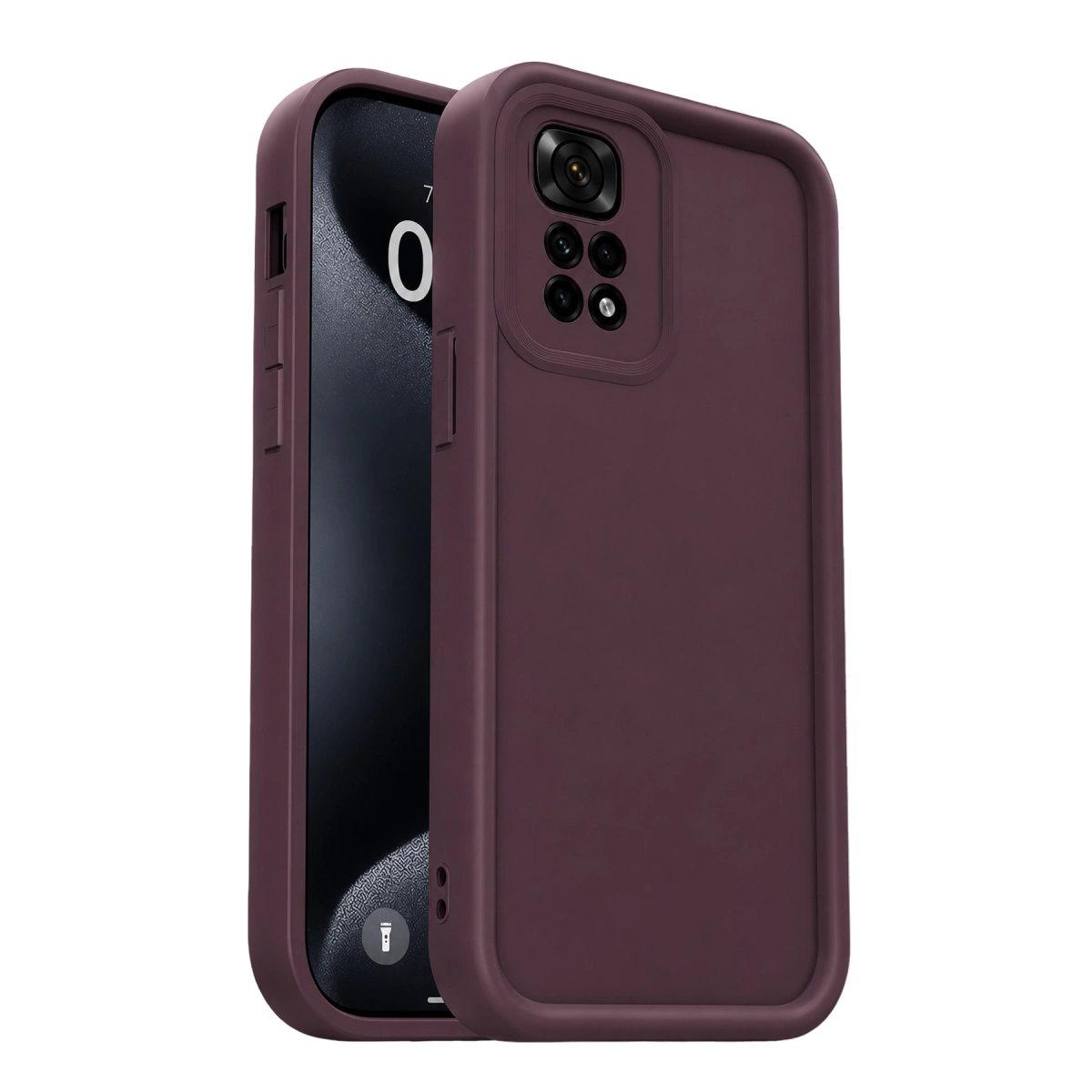 Xiaomi Redmi 10 2022 Kılıf Viera Silikon - Mürdüm