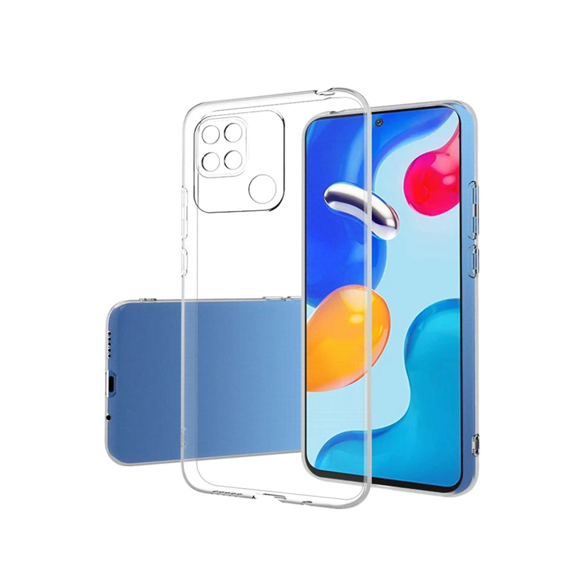 Xiaomi Redmi 10c Kılıf Lüx Şeffaf Silikon