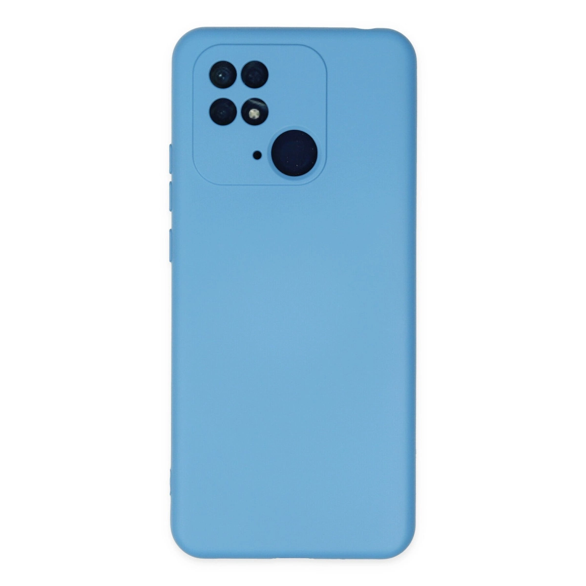 Xiaomi Redmi 10c Kılıf Nano İçi Kadife Silikon - Mavi