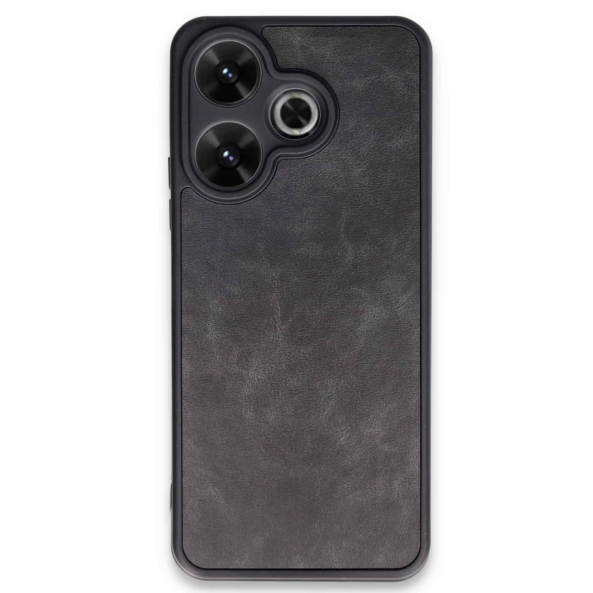 Xiaomi Redmi 13 4g Kılıf Aras Deri Kapak - Siyah